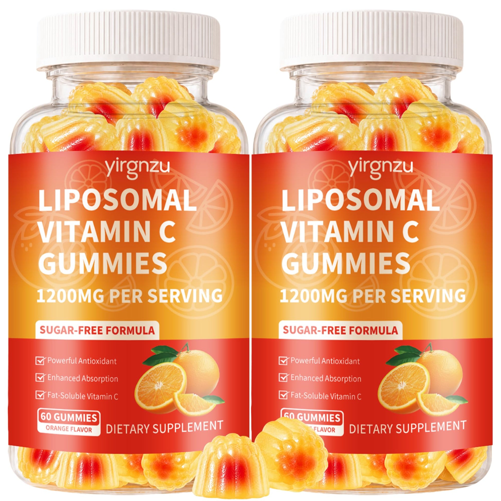 yirgnzu Liposomal Vitamin C Gummies 120
