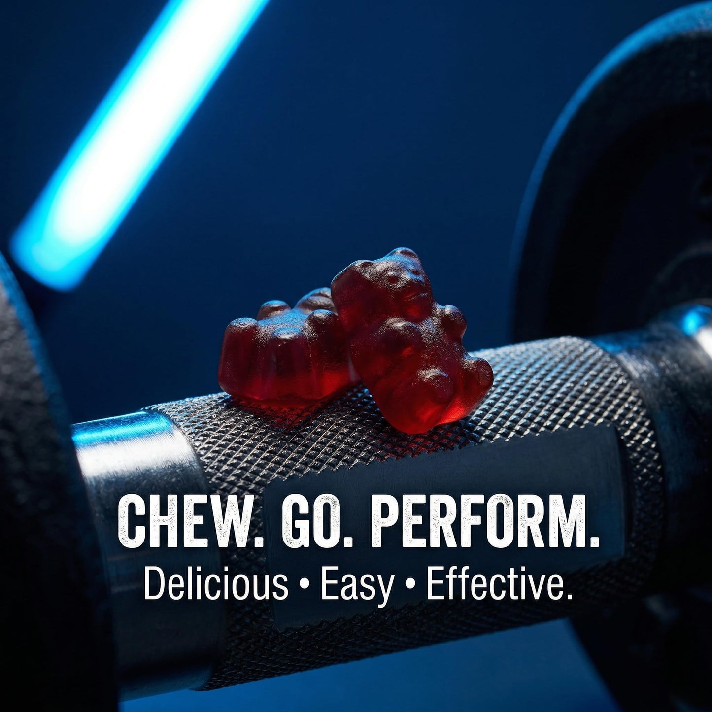 FUELE+ Pre Workout Gummies with Caffeine – Clean Energy & Pump Support with Citrulline, Beta Alanine & Electrolytes – Sugar Free Vegan Preworkout Gummies, Mixed Berry, 90 Count