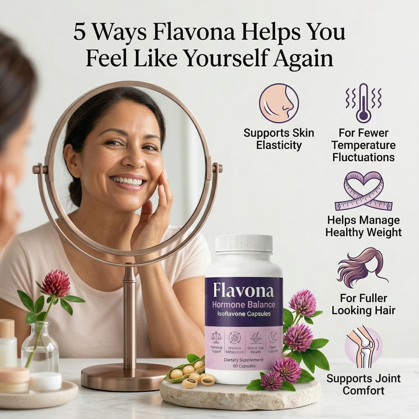 Kunnozz Flavona Hormone Balance for Women Capsule, 60 Capsules