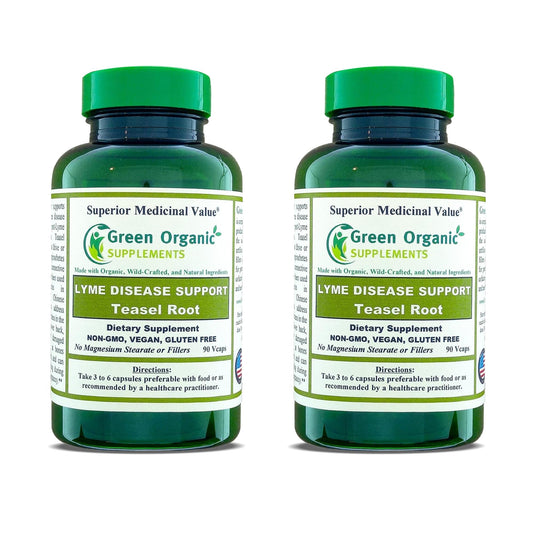 Green Organic Supplements Lyme Disease Teasel Root Capsules, 180