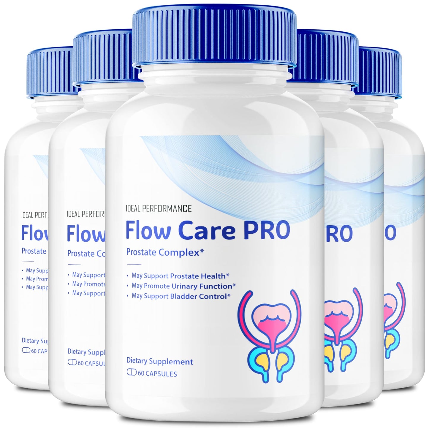 IDEAL PERFORMANCE Flow Care Prostate Health Supplements for Men Capsules 300