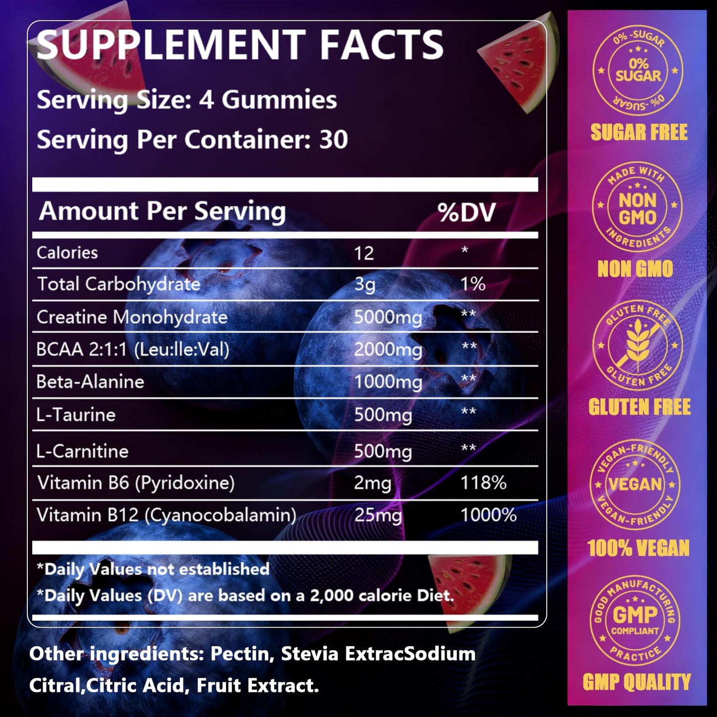 VITARENEW Creatine Gummies 120 Gummies