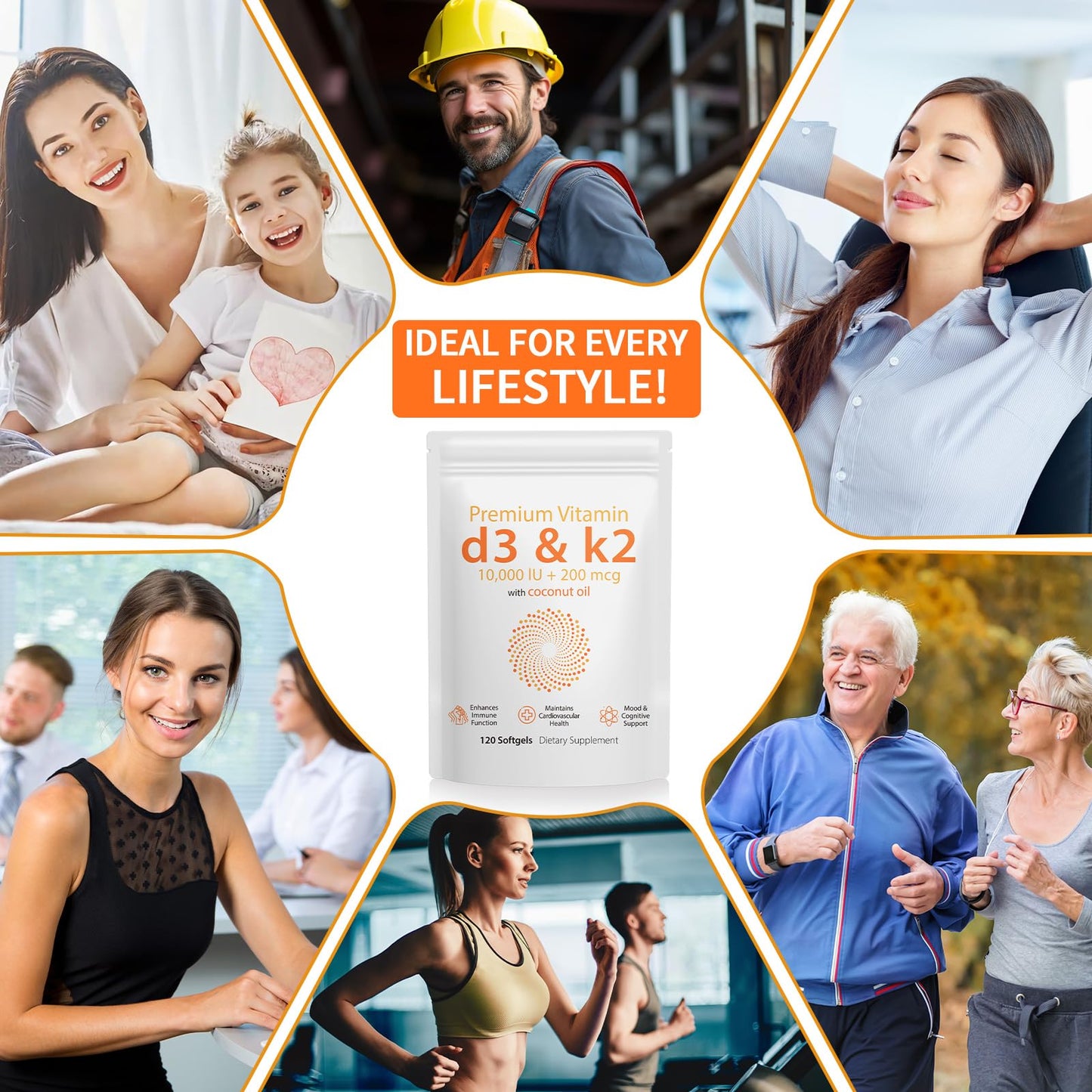 Nyloriaine Vitamin D3 K2 Capsule 1 Count