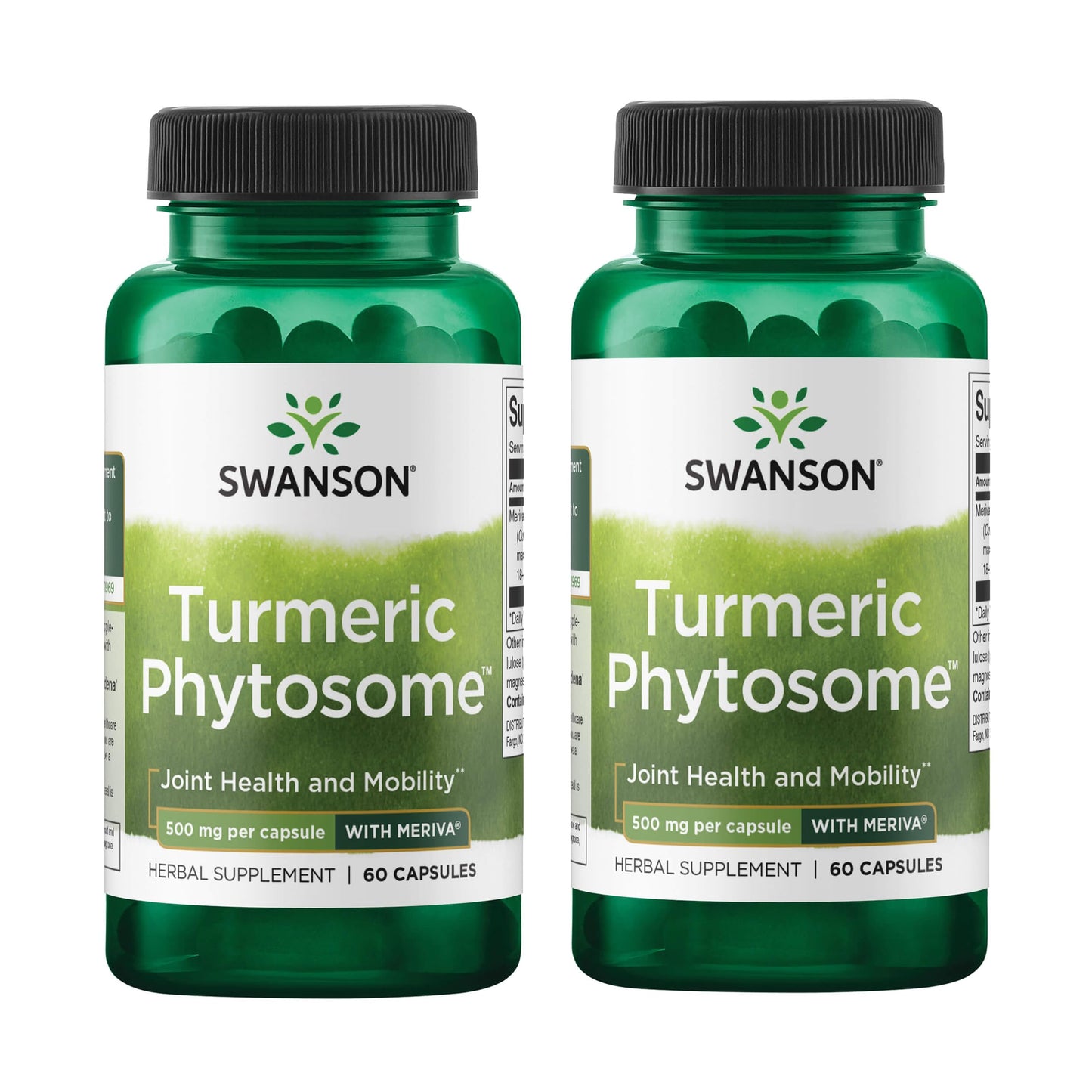 Swanson Turmeric Phytosome with Meriva 500 mg Capsules, 120 Count
