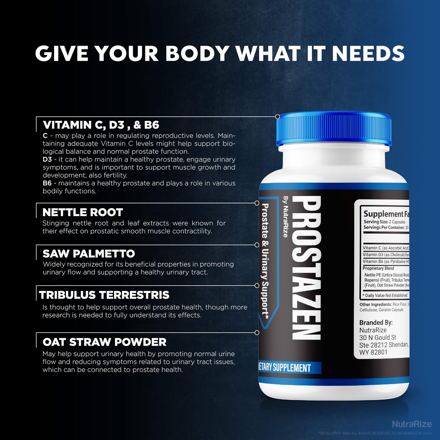 NutraRize Prostazen Capsules 300