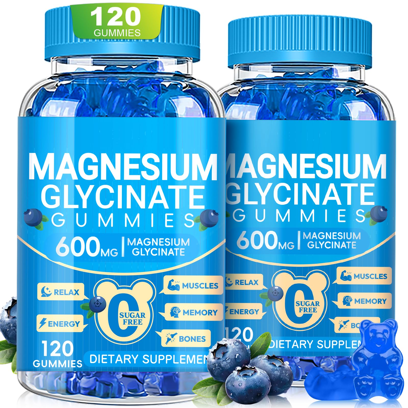 Cytona Magnesium Glycinate Gummies 600mg, 240 Gummies