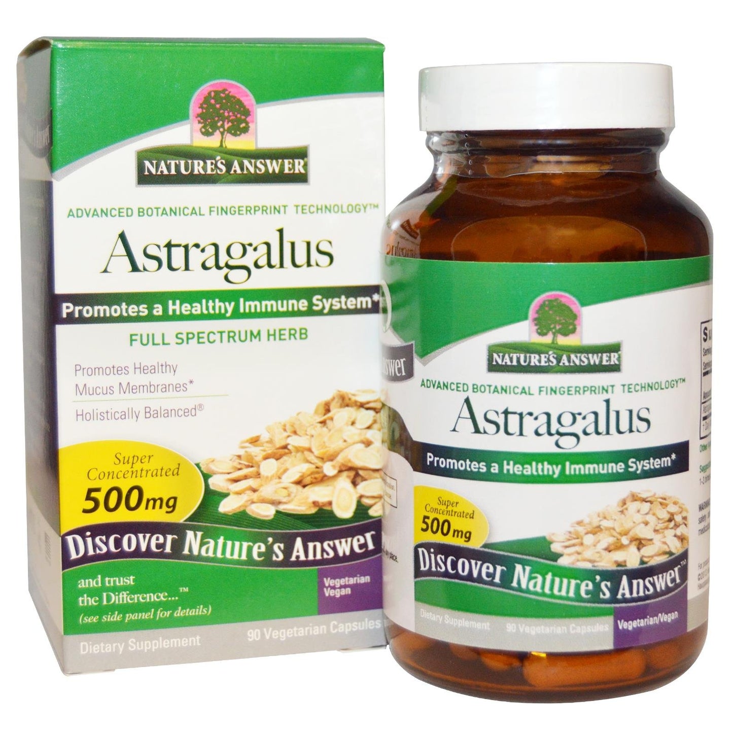 Nature's Answer Astragalus Root 90 Capsules