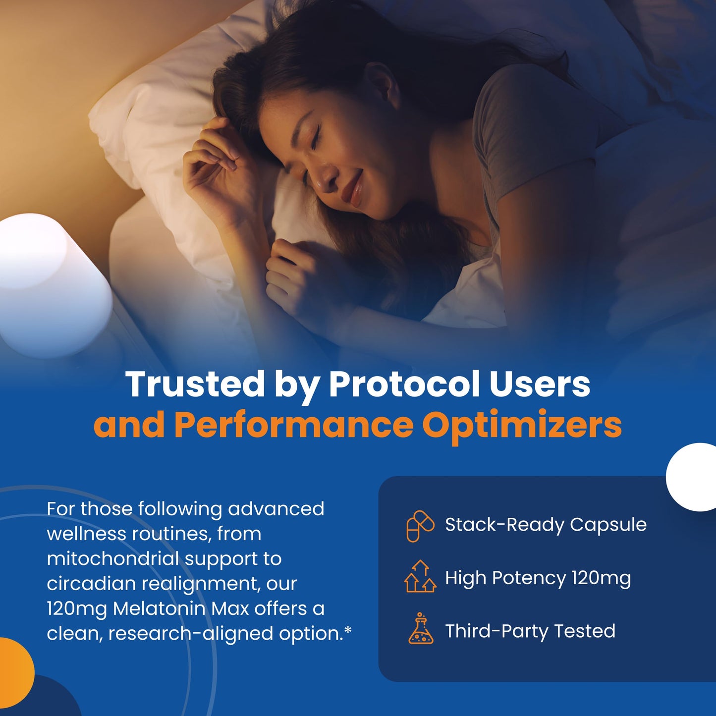 Perfect Vitamin Products Melatonin MAX 120mg Capsules 30