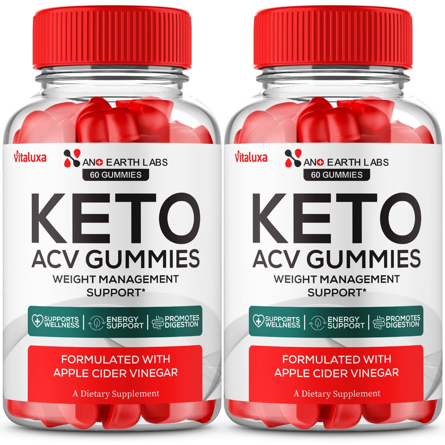 Vitaluxa Keto Gummies with ACV Gummy 120 Count