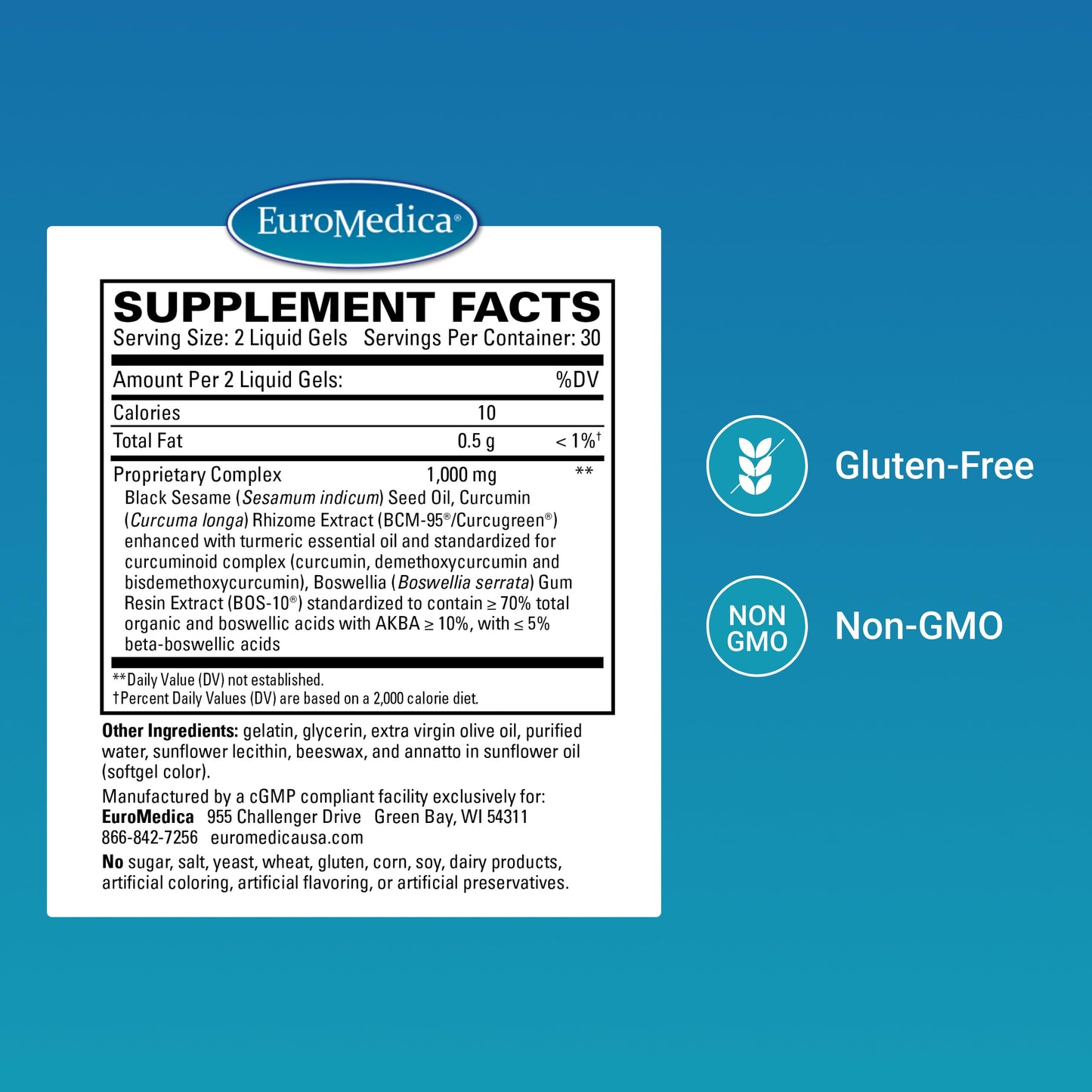 EuroMedica Triple Action Softgels 60
