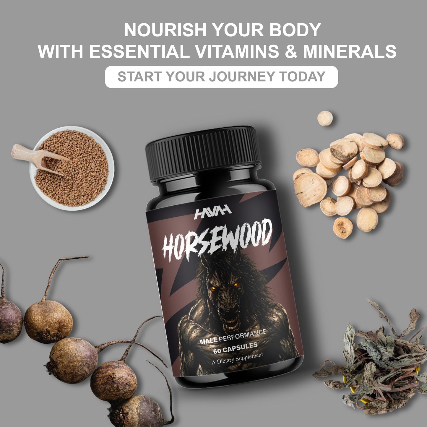 Havah Horsewood Performance Support Supplement 180 Capsules