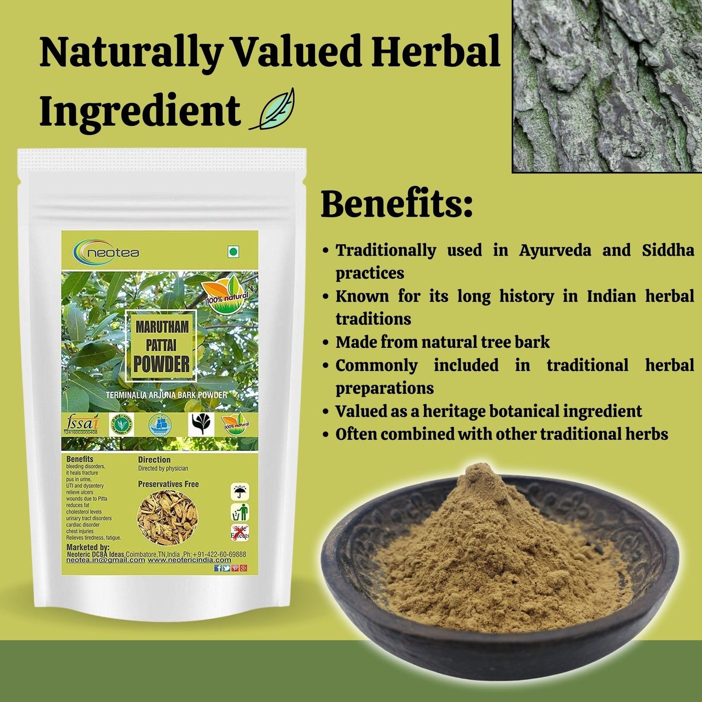 neotea Arjuna Bark Powder 10.58 oz