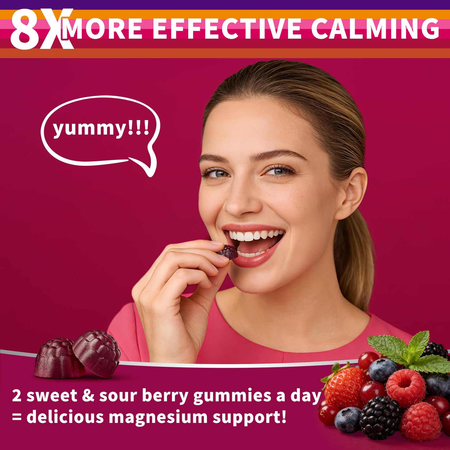 Wanish Magnesium Complex Gummies 180 Gummies