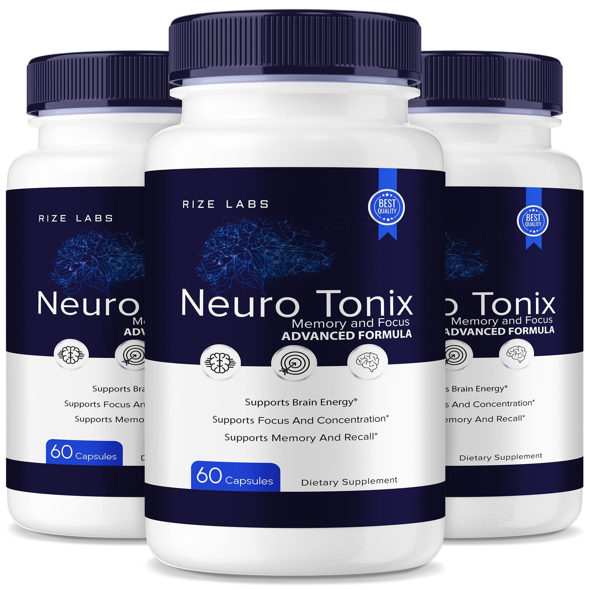 rize labs Neuro Tonix Advanced Formula 180 Capsules