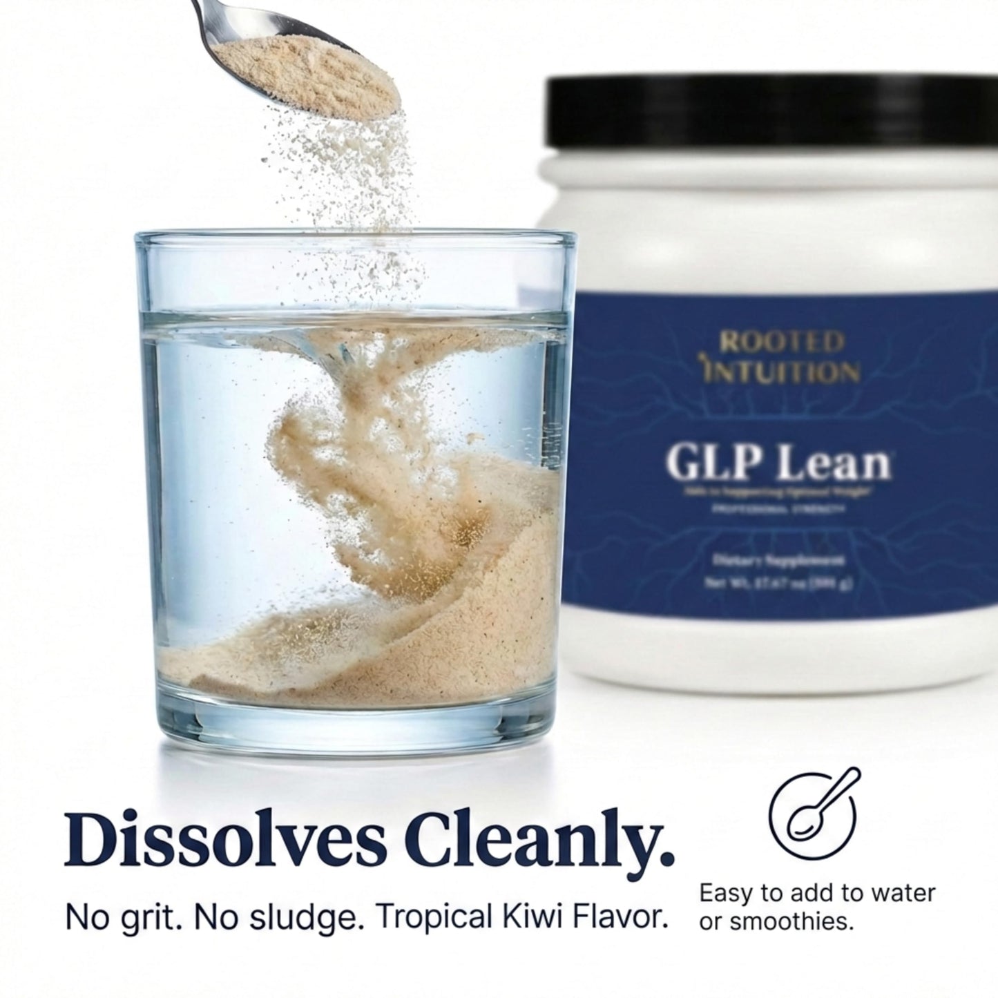 Rooted Intuition GLP-1 Fiber Supplement Powder 1.09 lb