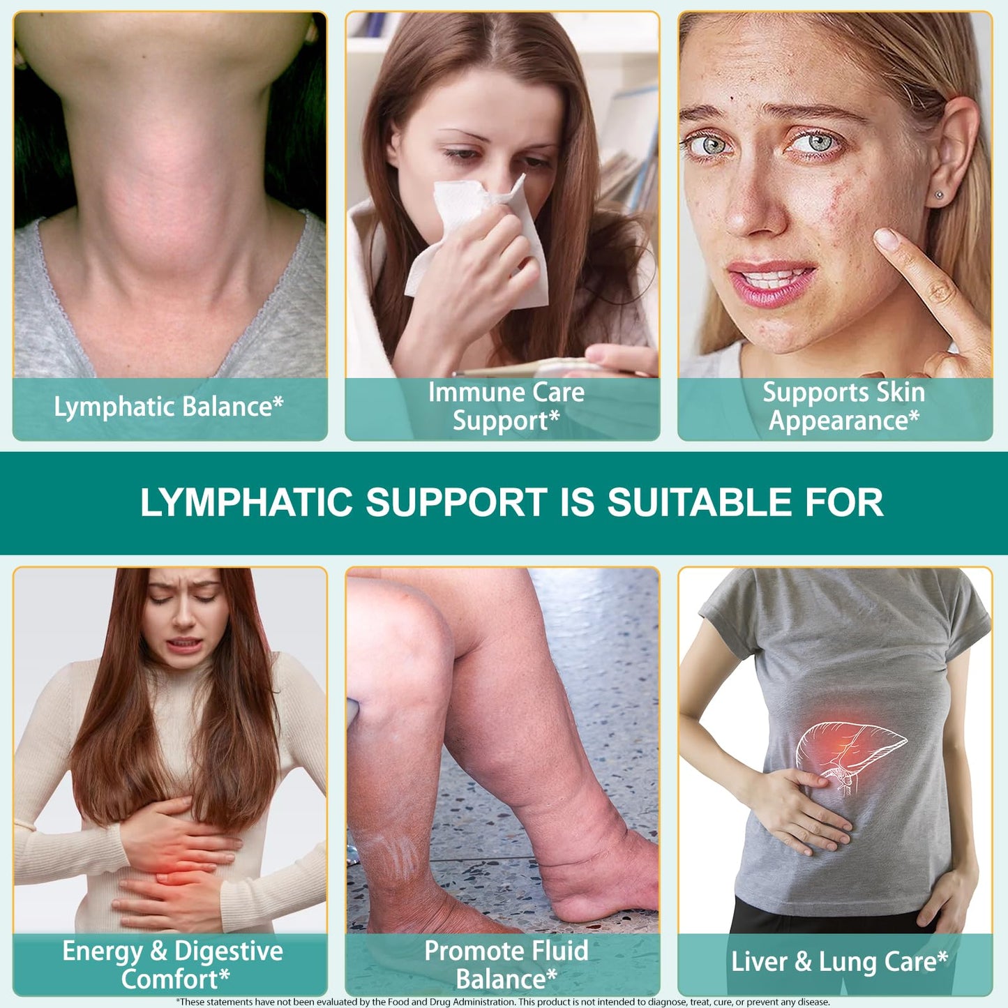 VOFANK Lymphatic Drainage Supplements Softgels 240