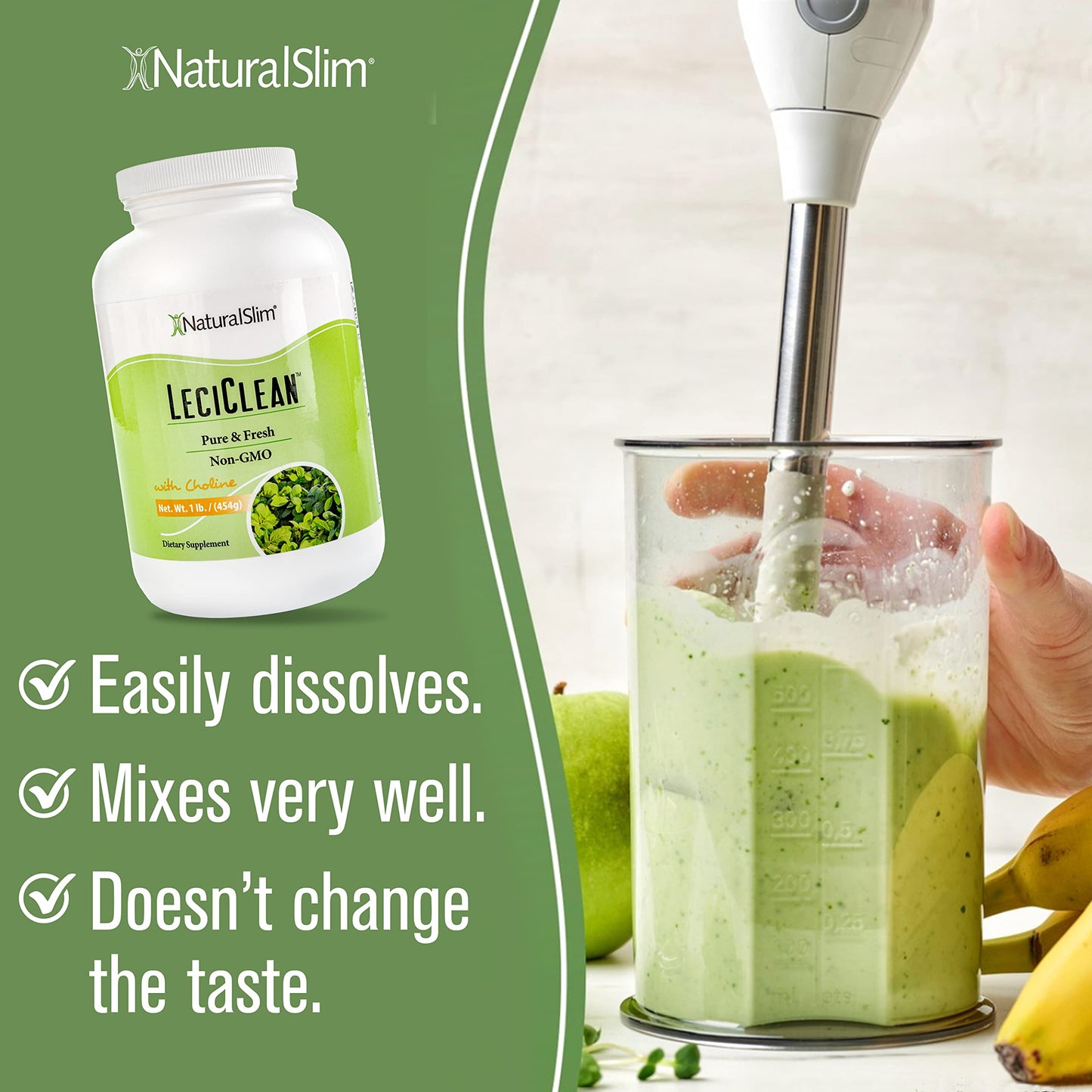 NaturalSlim Natural Soy Lecithin Granules with Choline Powder 16