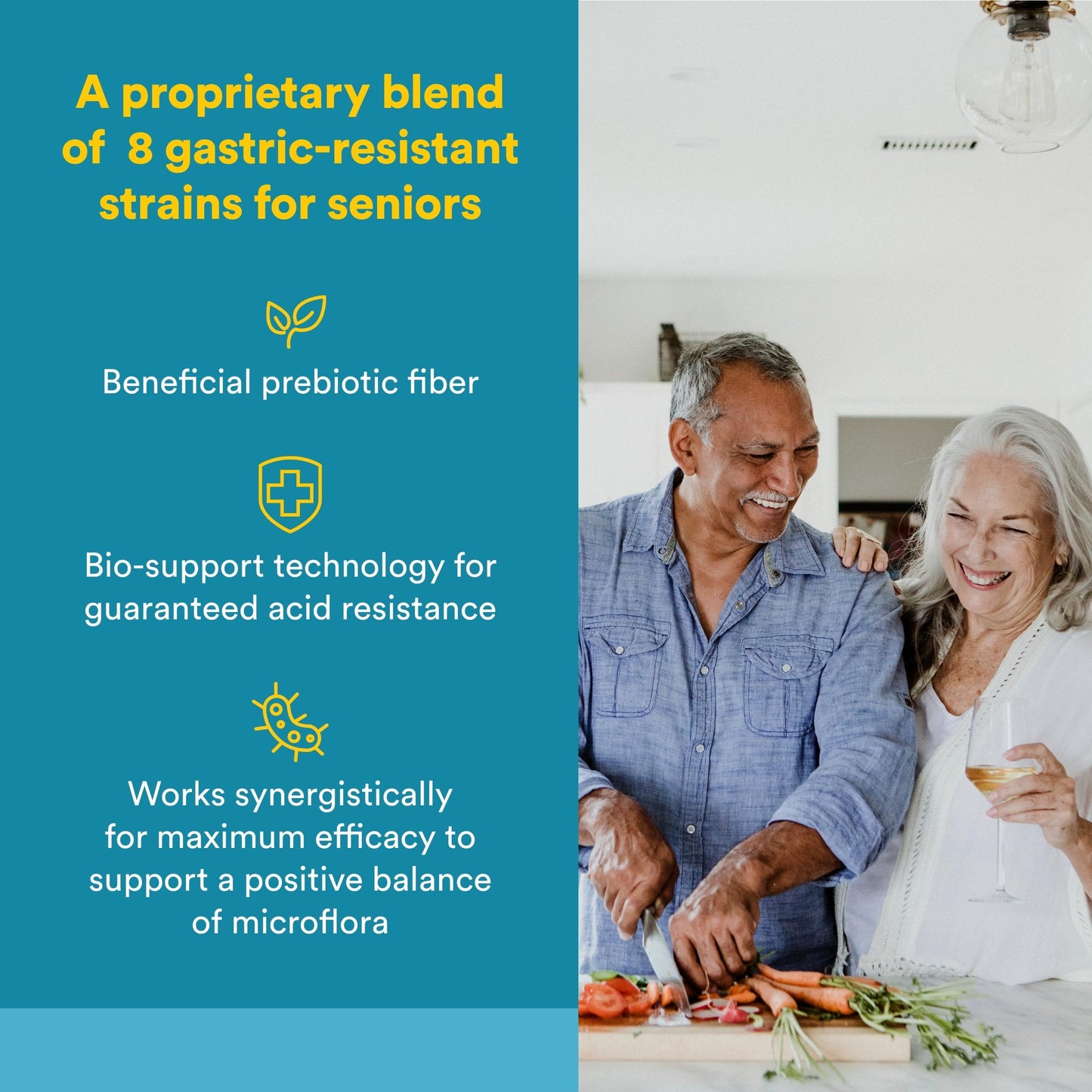 Natural Factors Ultimate Probiotic Senior's Capsules, 30 Count
