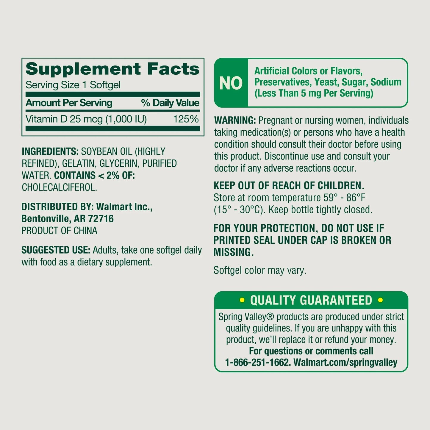 SUREFECT Vitamin D3 25 mcg (1000 IU) Softgels 450