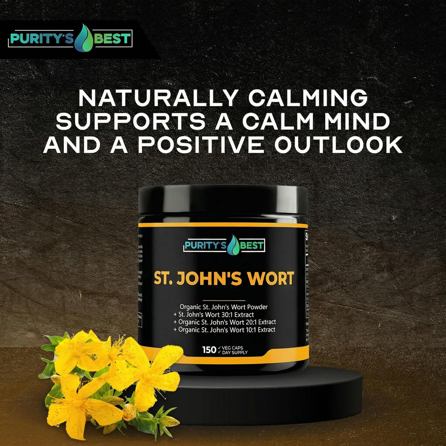 Purity's Best St. John's Wort 500 mg Capsule, 150 Count
