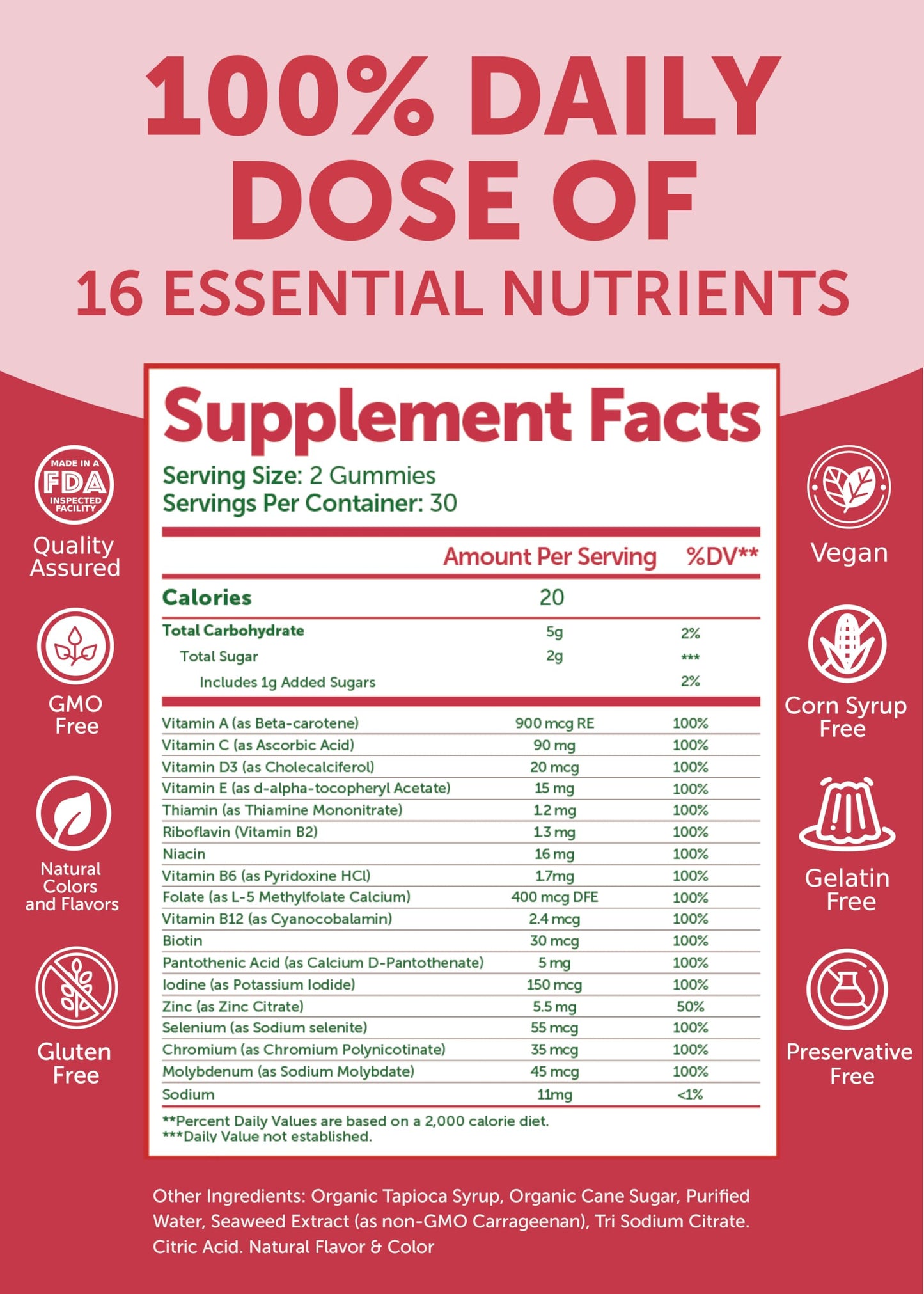 Lunakai Vitamin B12 and Women's Multivitamin Gummies Bundle, 120 Gummies