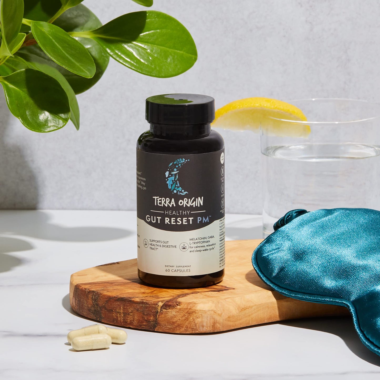 TERRA ORIGIN Healthy Gut Reset PM 60 Capsules