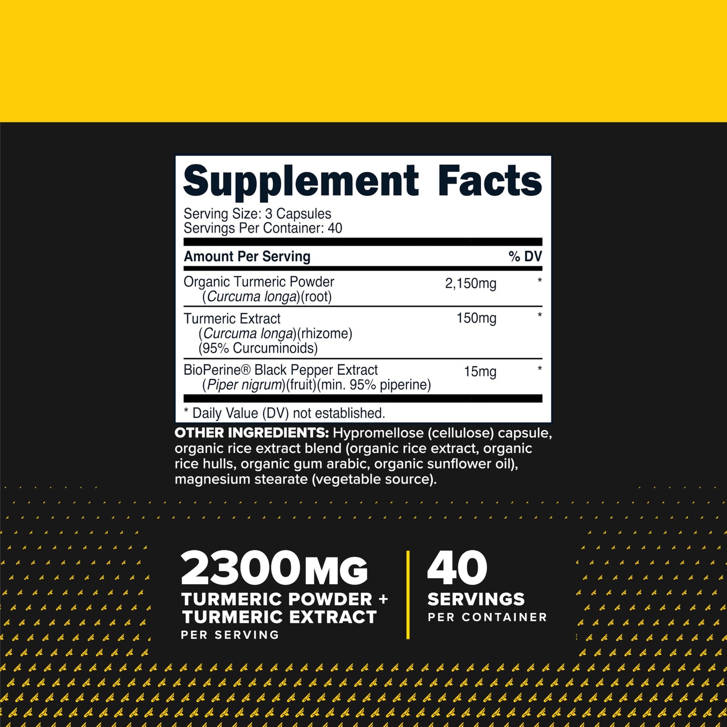Primaforce Turmeric with Bioperine 120 Capsules
