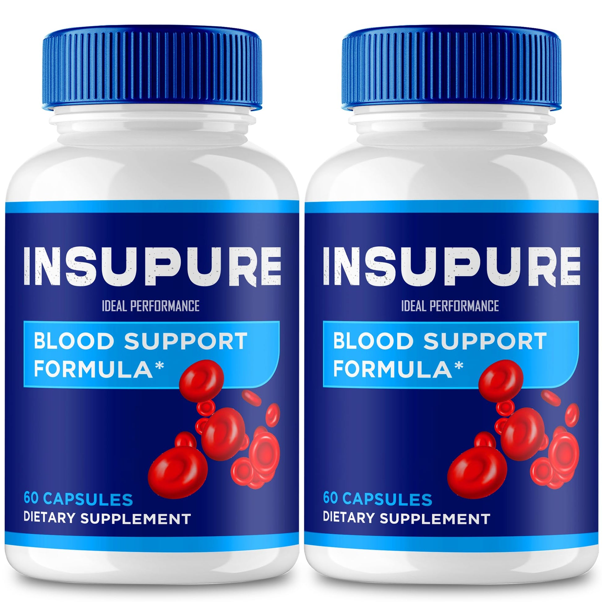 IDEAL PERFORMANCE Insupure Capsules, Multi-Vitamin & Mineral Supplement, 120 Capsules