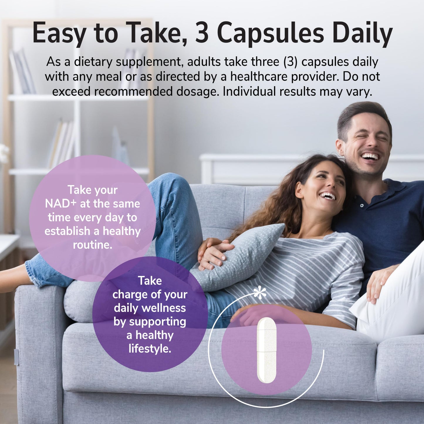 21st Century NAD+ Nicotinamide Riboside 300 mg Capsules, 90 Count