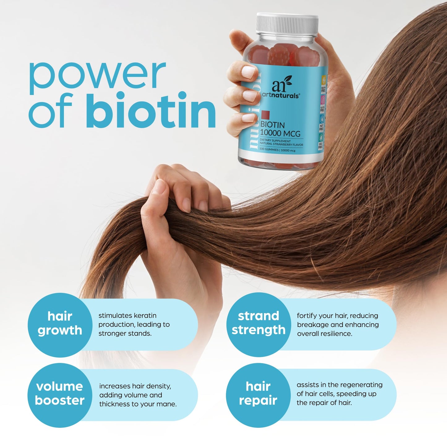 Artnaturals Biotin Capsule, 100 Count