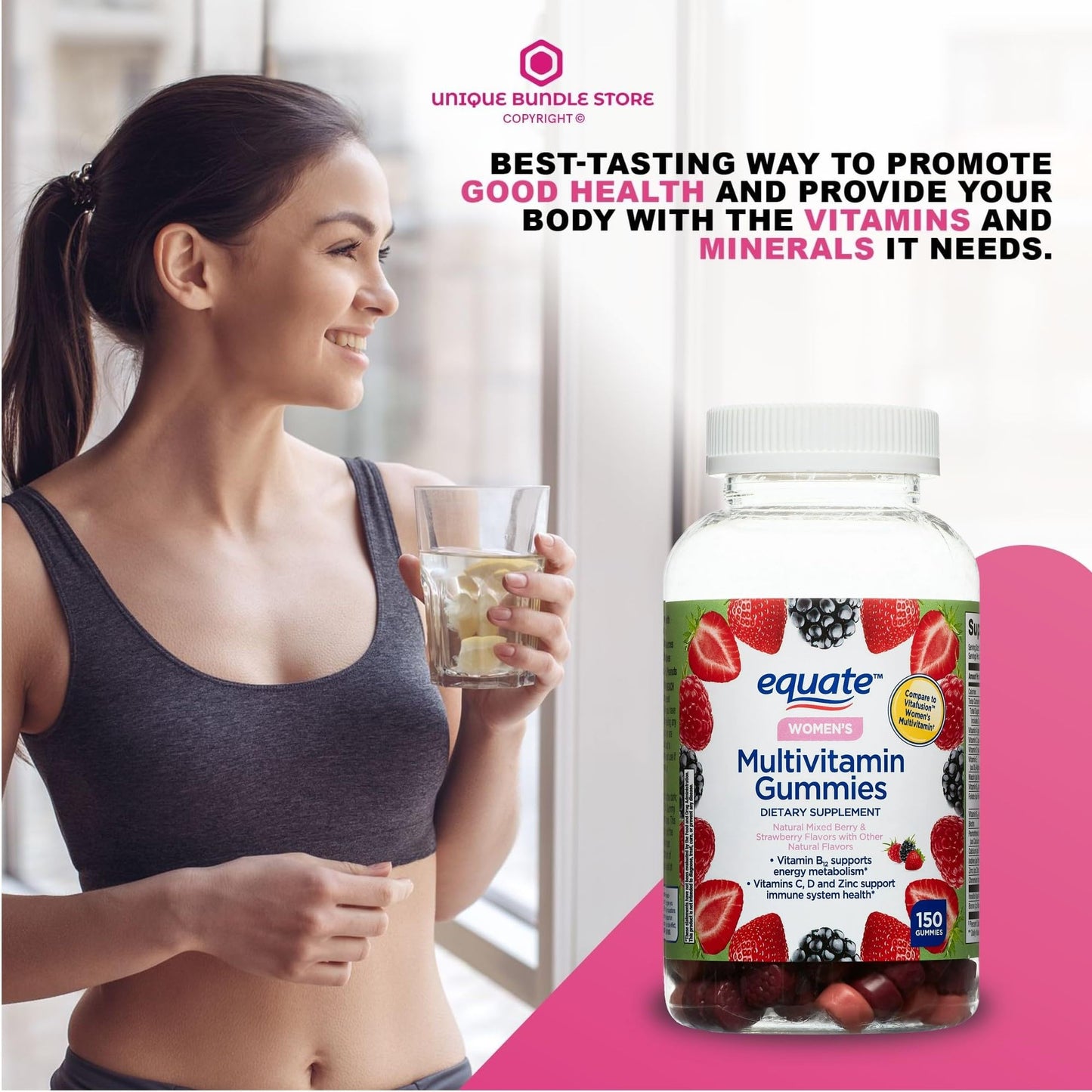 Unique Bundle Store Multivitamin Women 150 Gummies