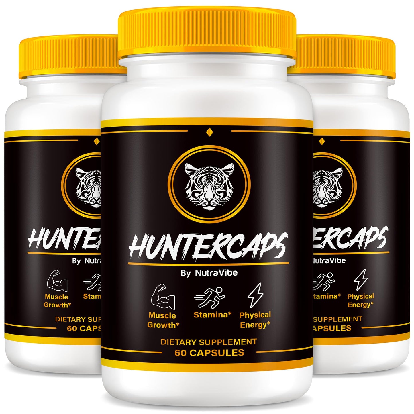 NutraVibe Hunter Caps for Men Capsules 180 Capsules