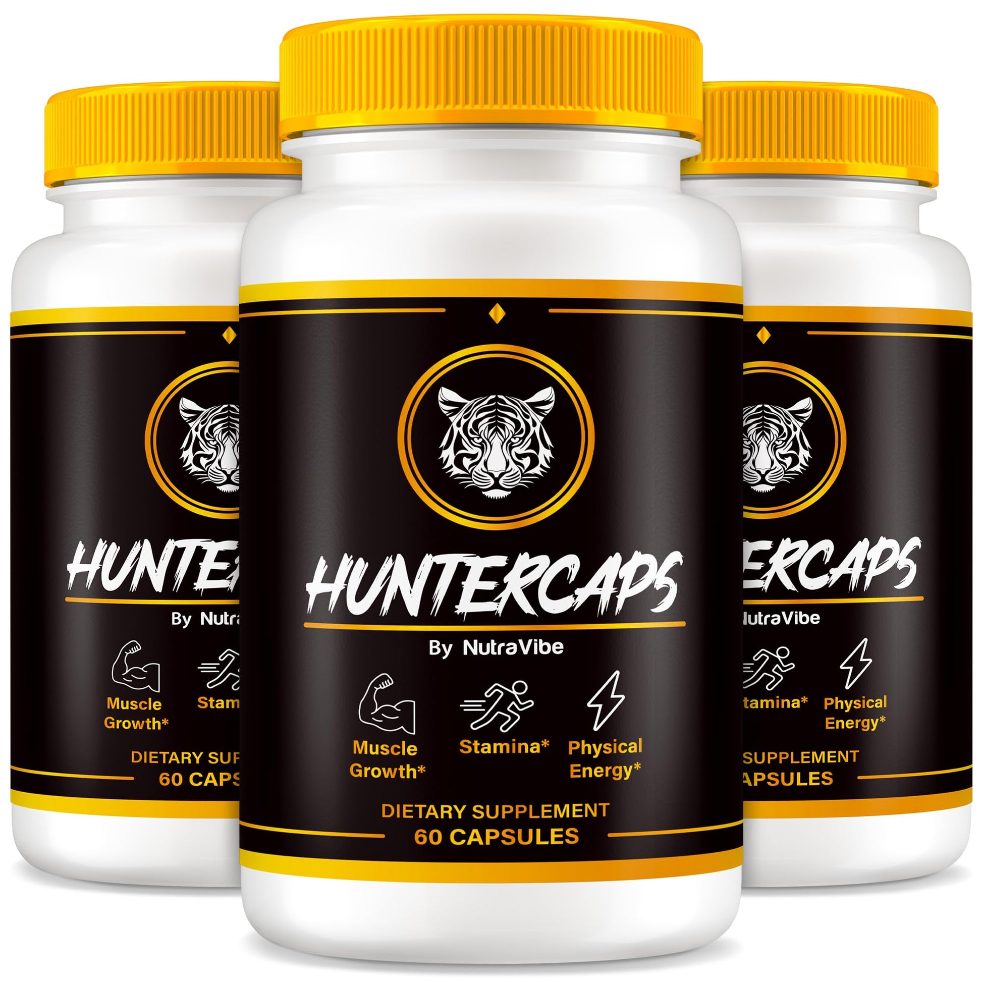 NutraVibe Hunter Caps for Men Capsules 180 Capsules