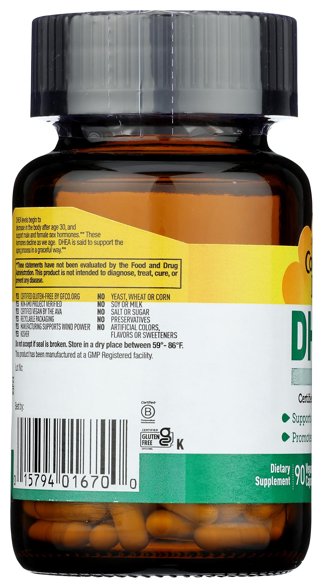 Country Life DHEA 25 mg Capsule 90 Count