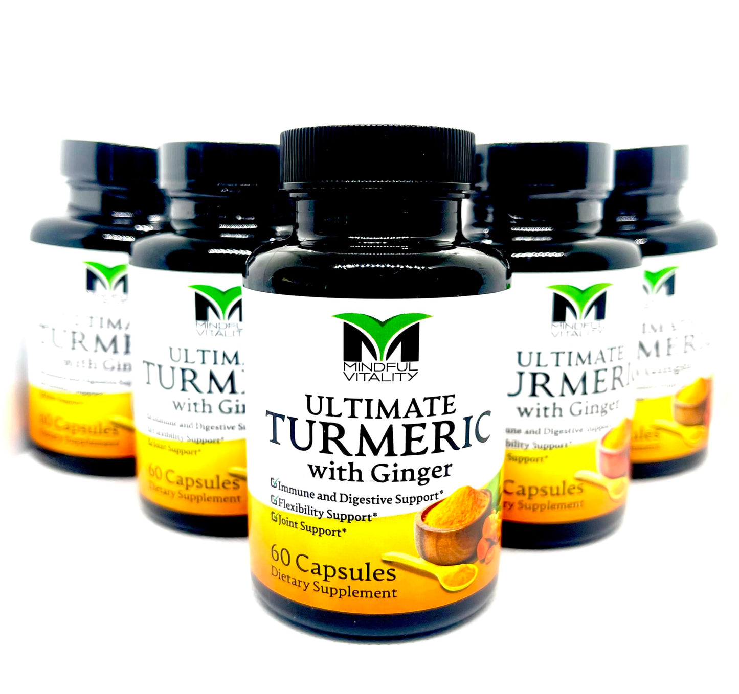 Mindful Vitality Ultimate Turmeric with Ginger, 60 Capsules