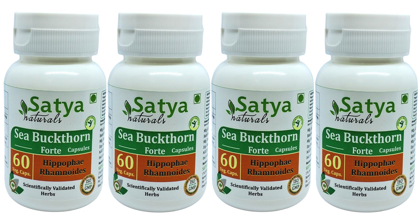 Satya Naturals Sea Buchthorn Forte Capsules 500 mg, 240 Capsules