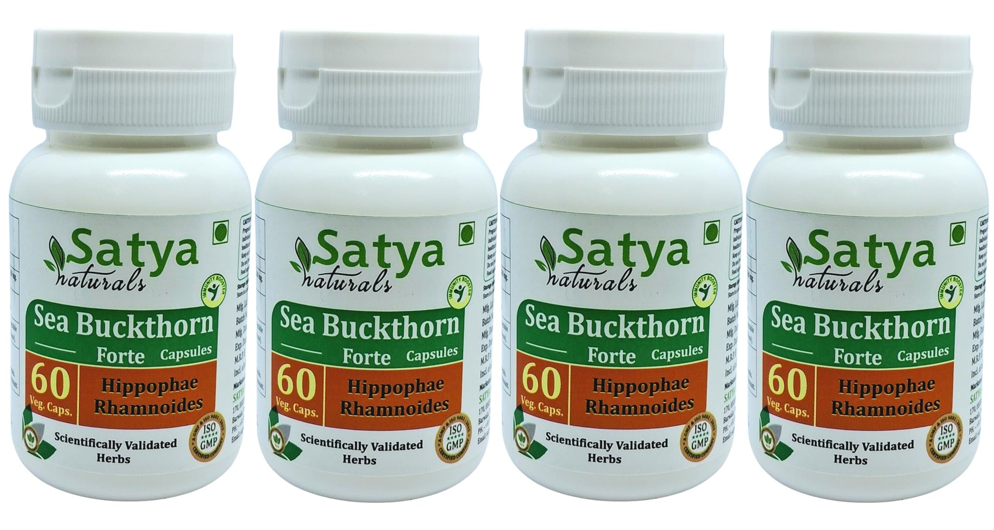 Satya Naturals Sea Buchthorn Forte Capsules 500 mg, 240 Capsules