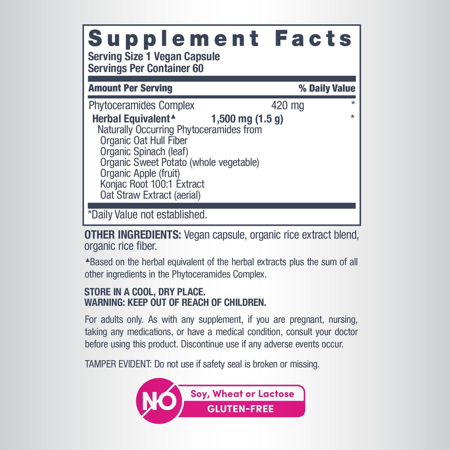 NeoCell Phytoceramide Complex Supplement 60 Capsules