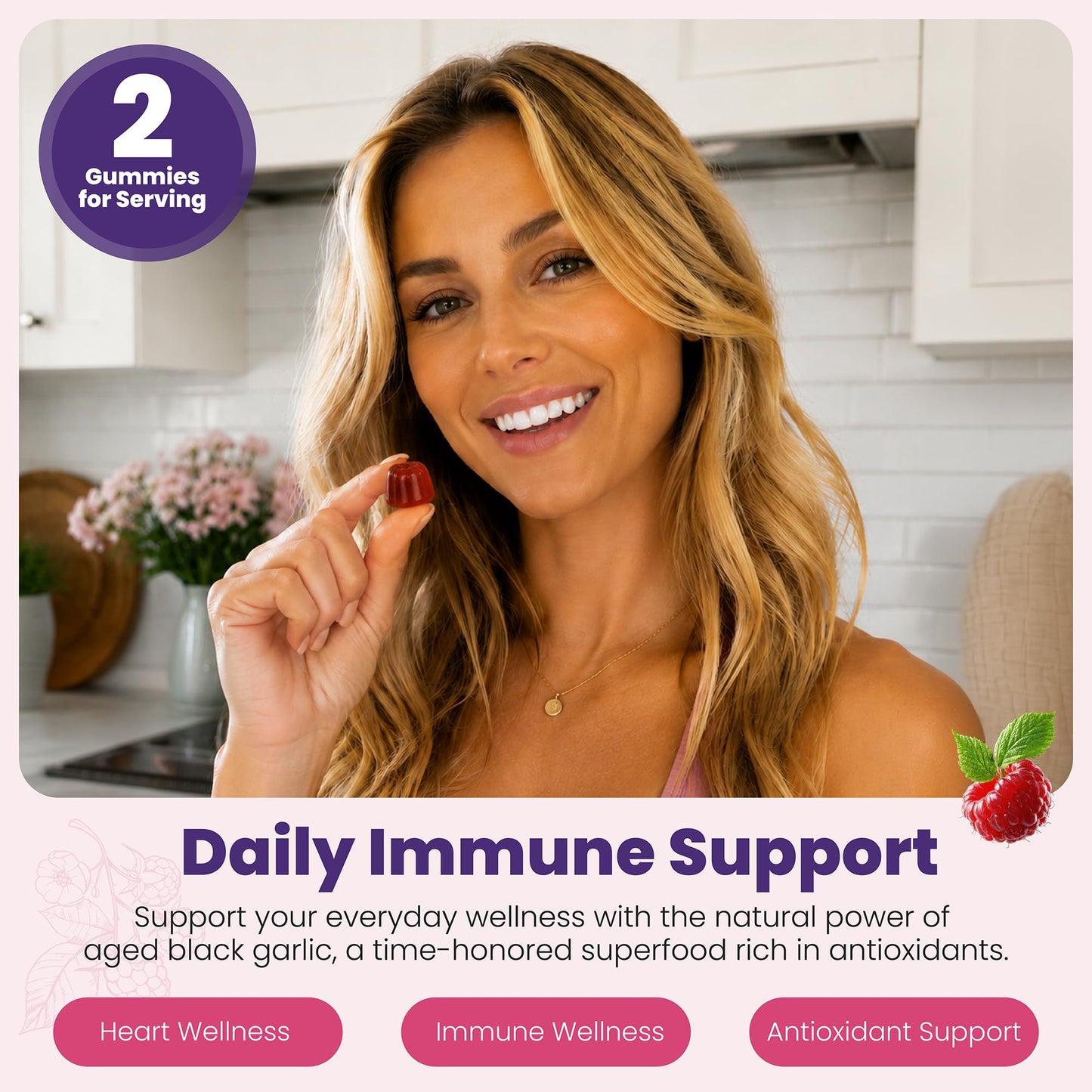 THONGPOON S-Allyl-Cysteine (SAC) Gummies, 3.0 mg per Serving, 60 Gummies