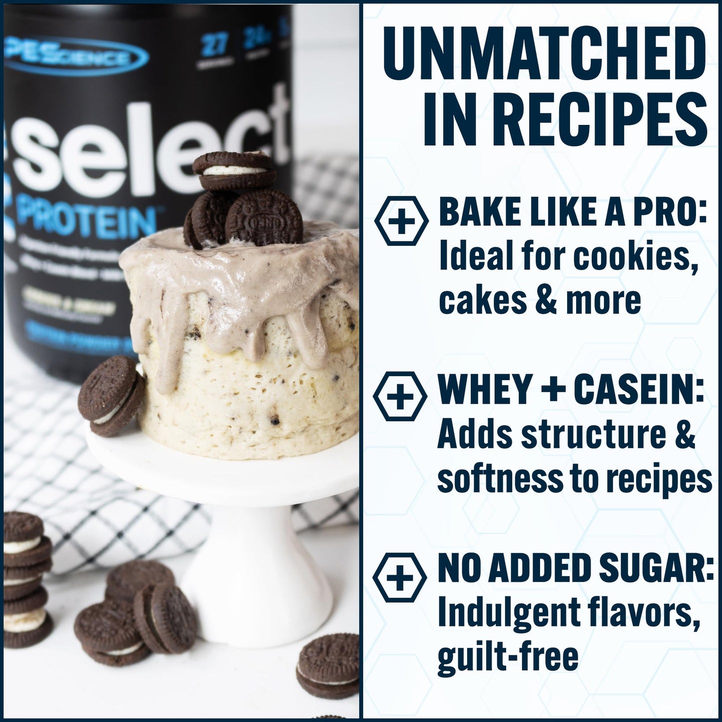 PEScience Select Protein Powder, Whey and Casein Blend, 6 Servings