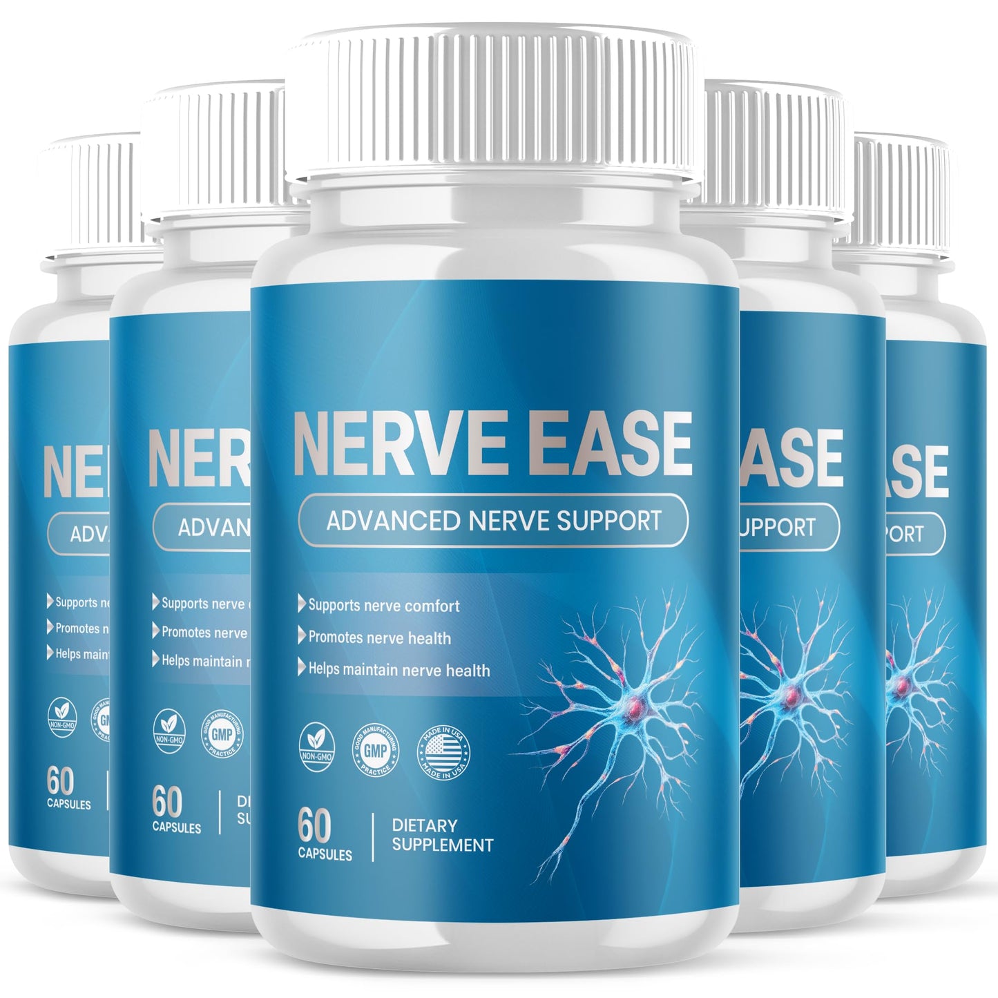 Flex University Nerve Ease Capsules, 300 Capsules