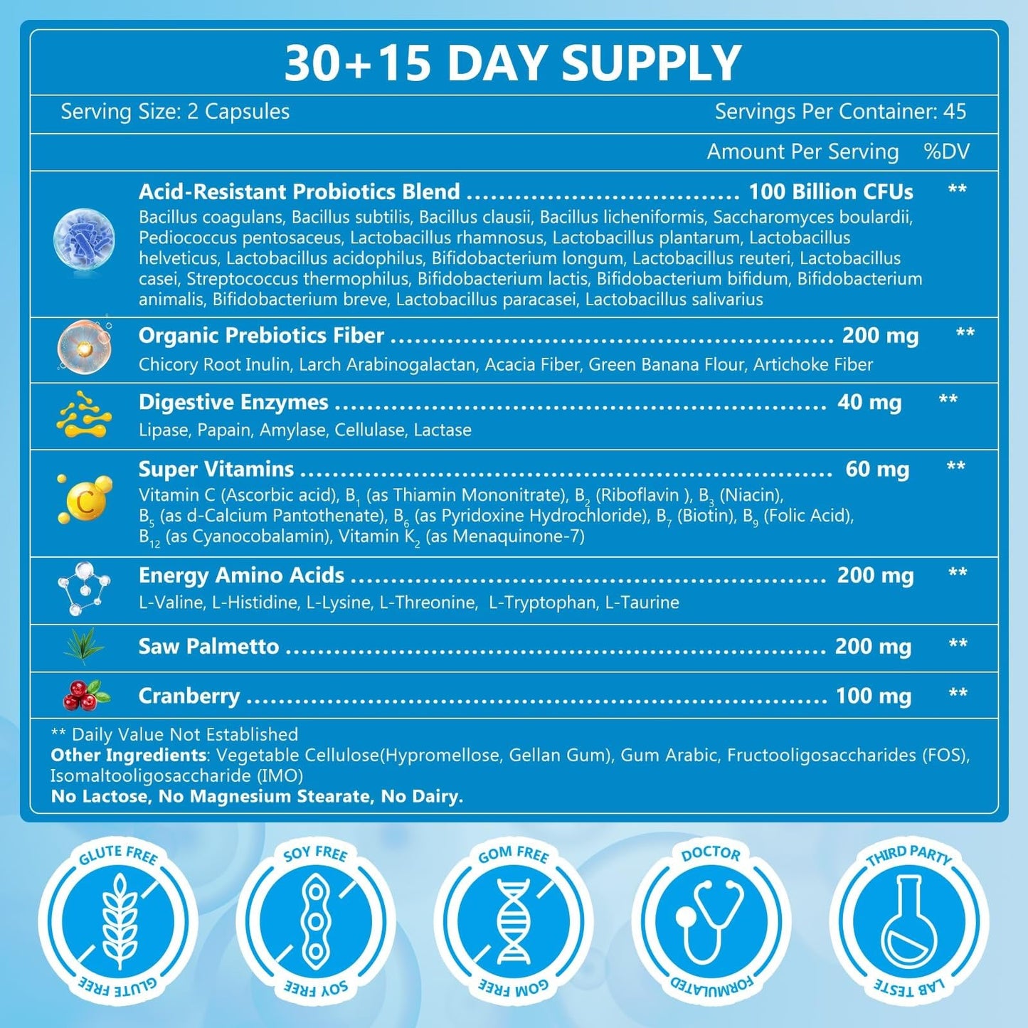 NATURE TARGET Probiotics for Men Capsule 90 Veggie Capsules