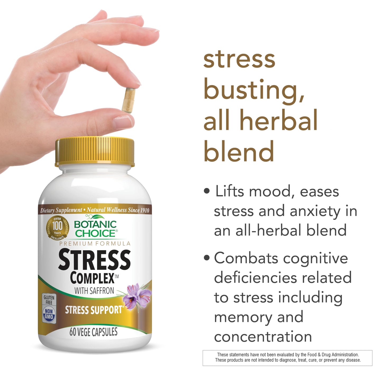 Botanic Choice Stress Complex 60 Capsules