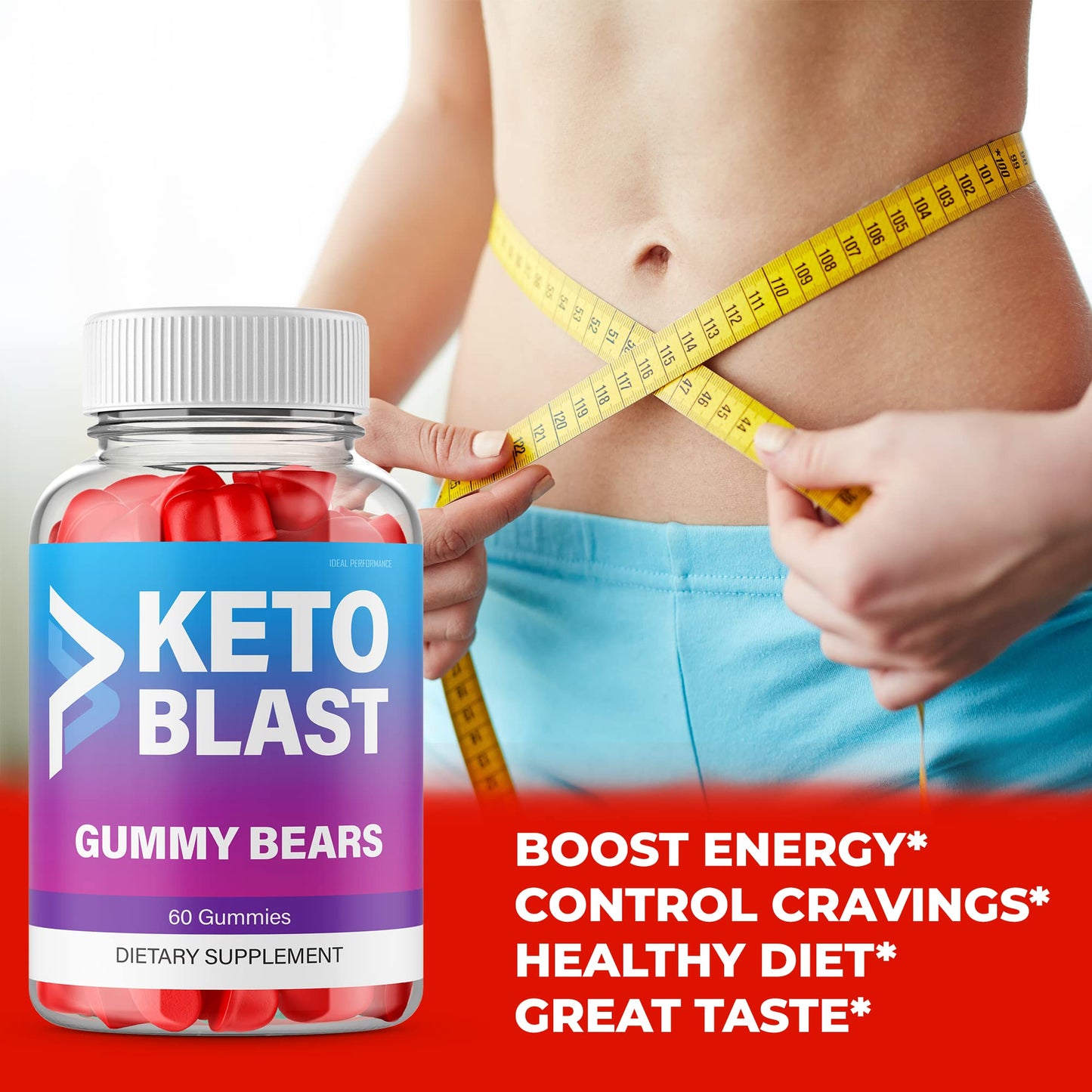 IDEAL PERFORMANCE Blast Keto ACV Gummies 60 Count