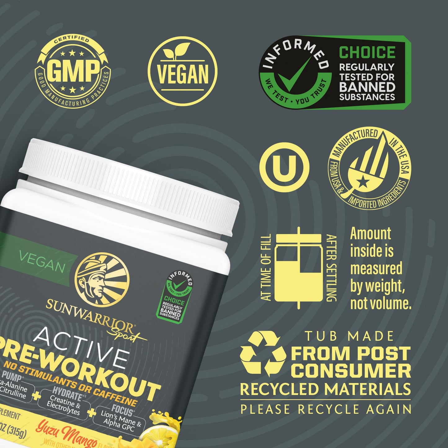 Sunwarrior Pre Workout Powder 11.13