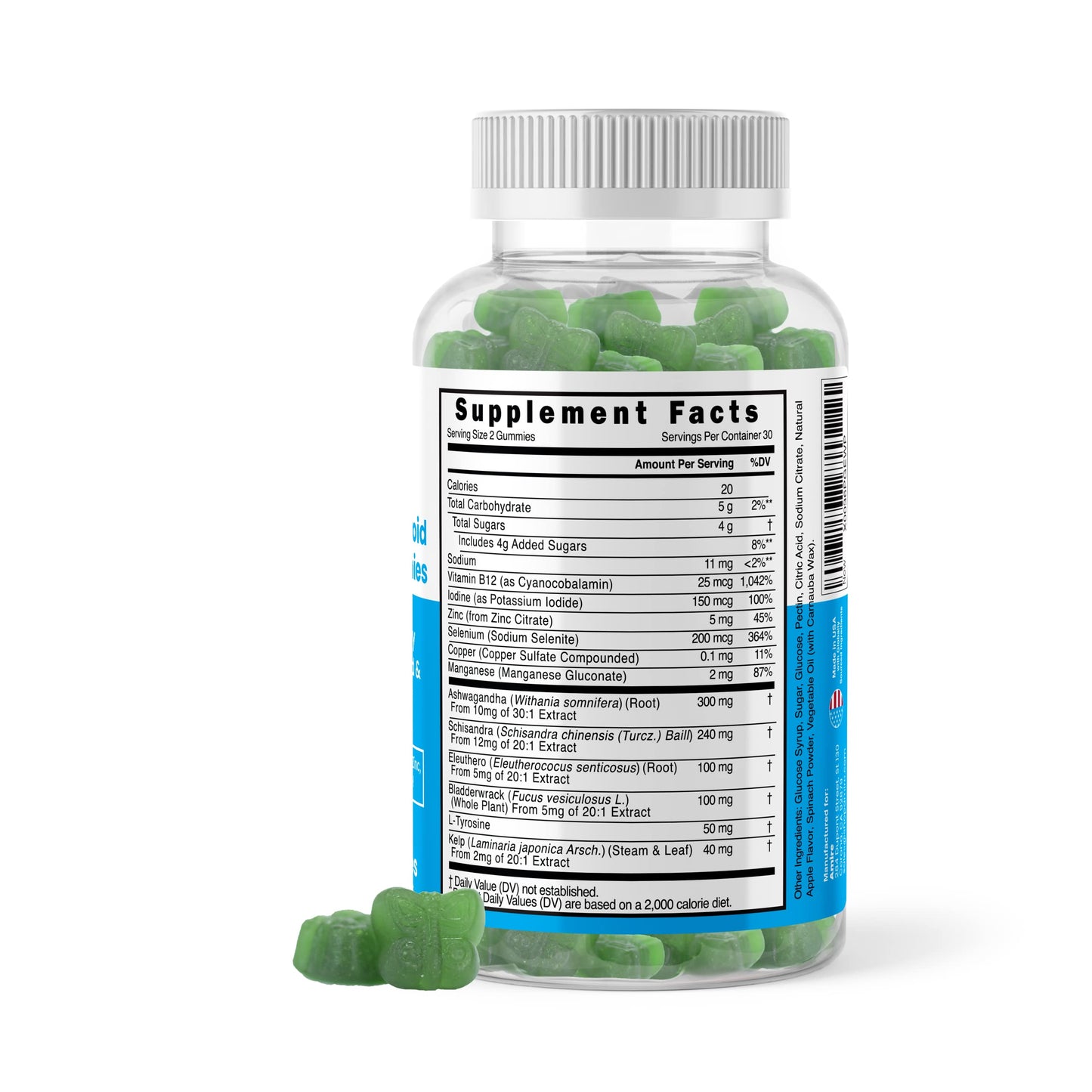 Amire Thyroid Support Gummies 180 Count