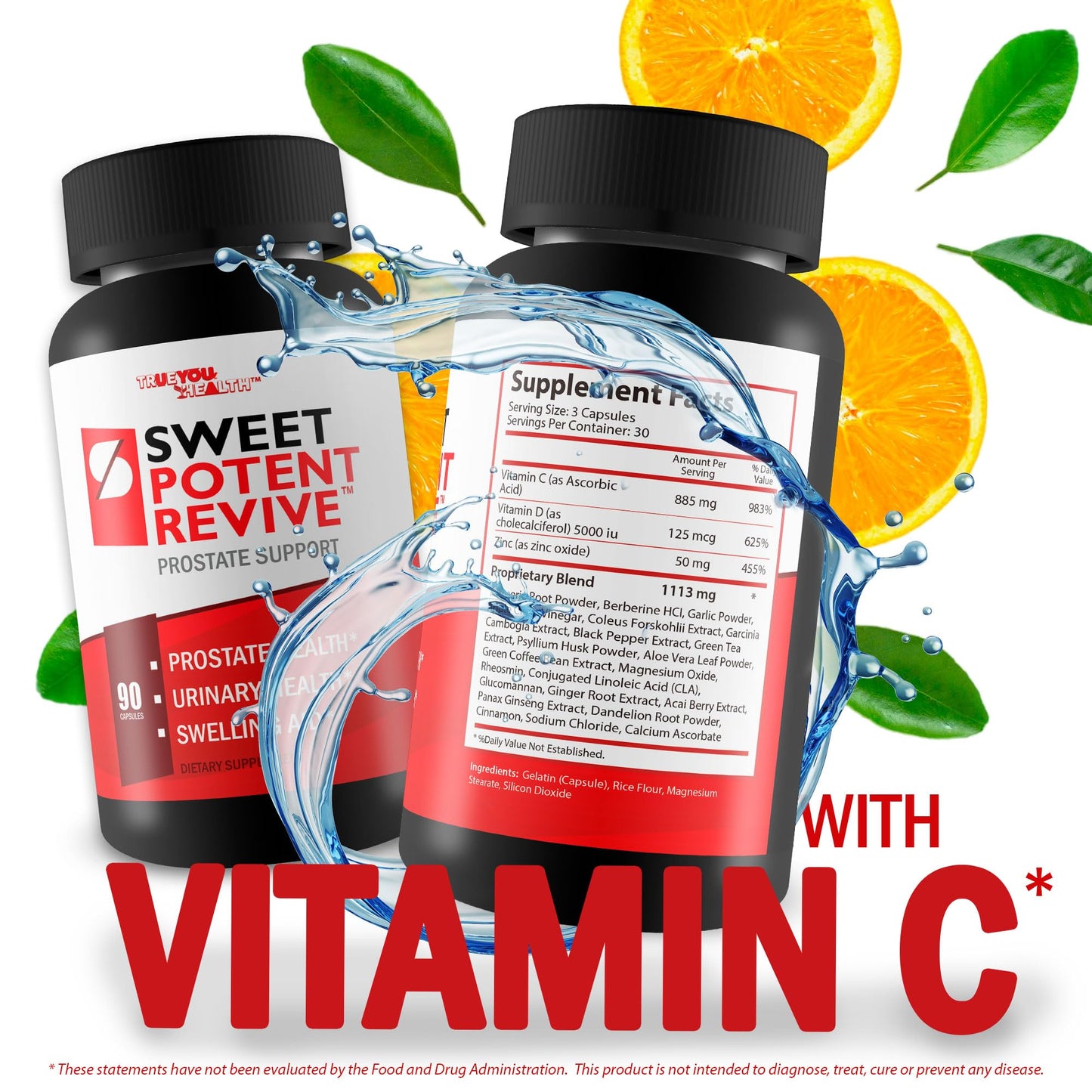 True You Health Sweet Potent Revive Prostate Support Capsule 90 Count