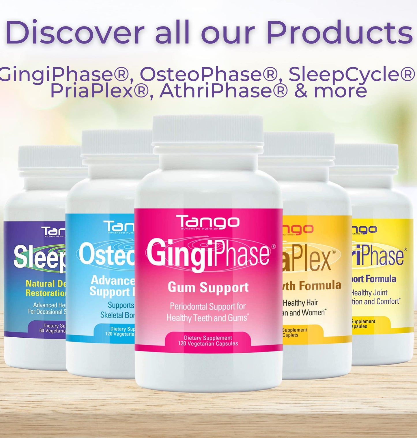 Tango AllerPhase Natural Herbal Sinus and Lung Relief Supplement Capsule, 30 Capsules