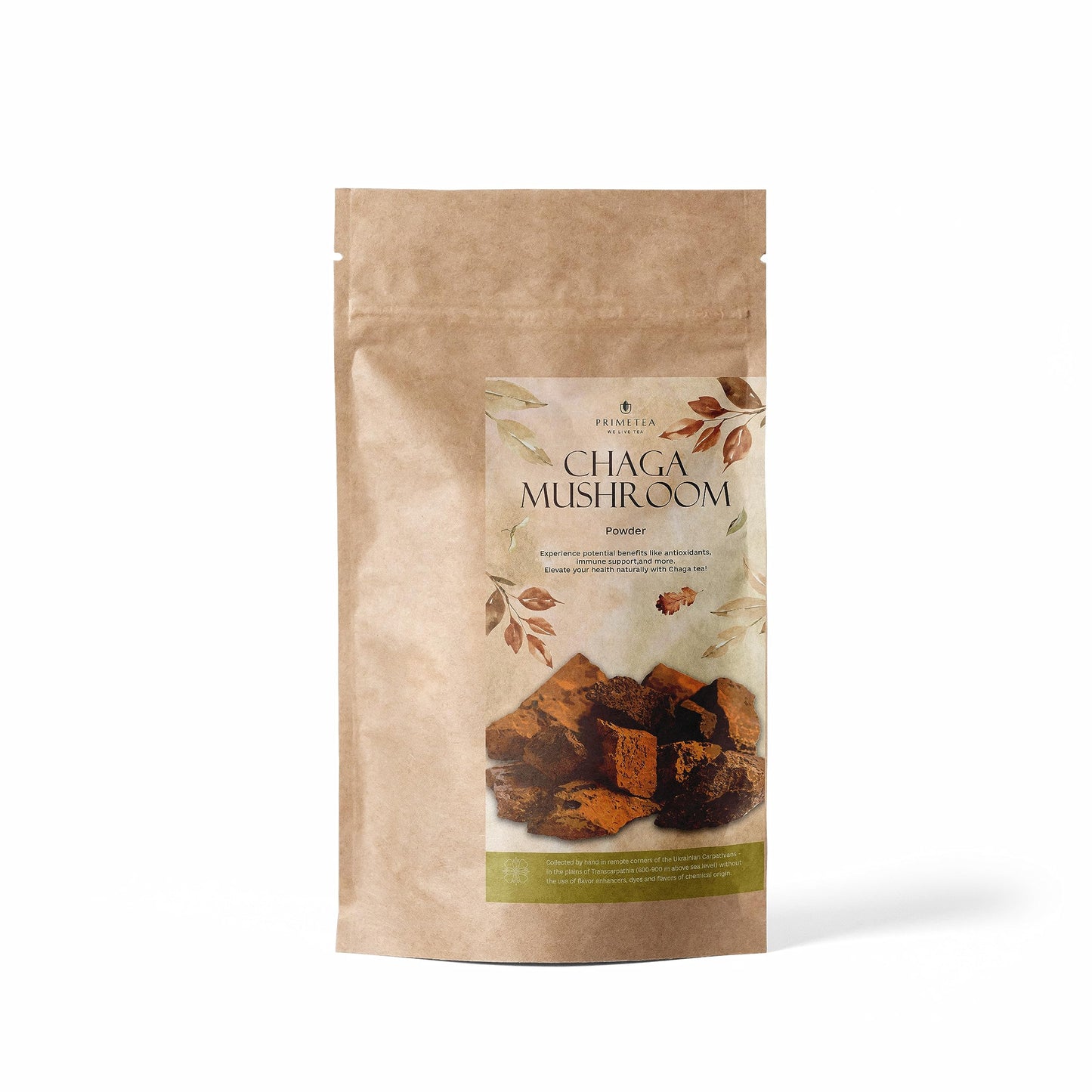 Prime Tea Chaga Mushroom Powder 16 Oz