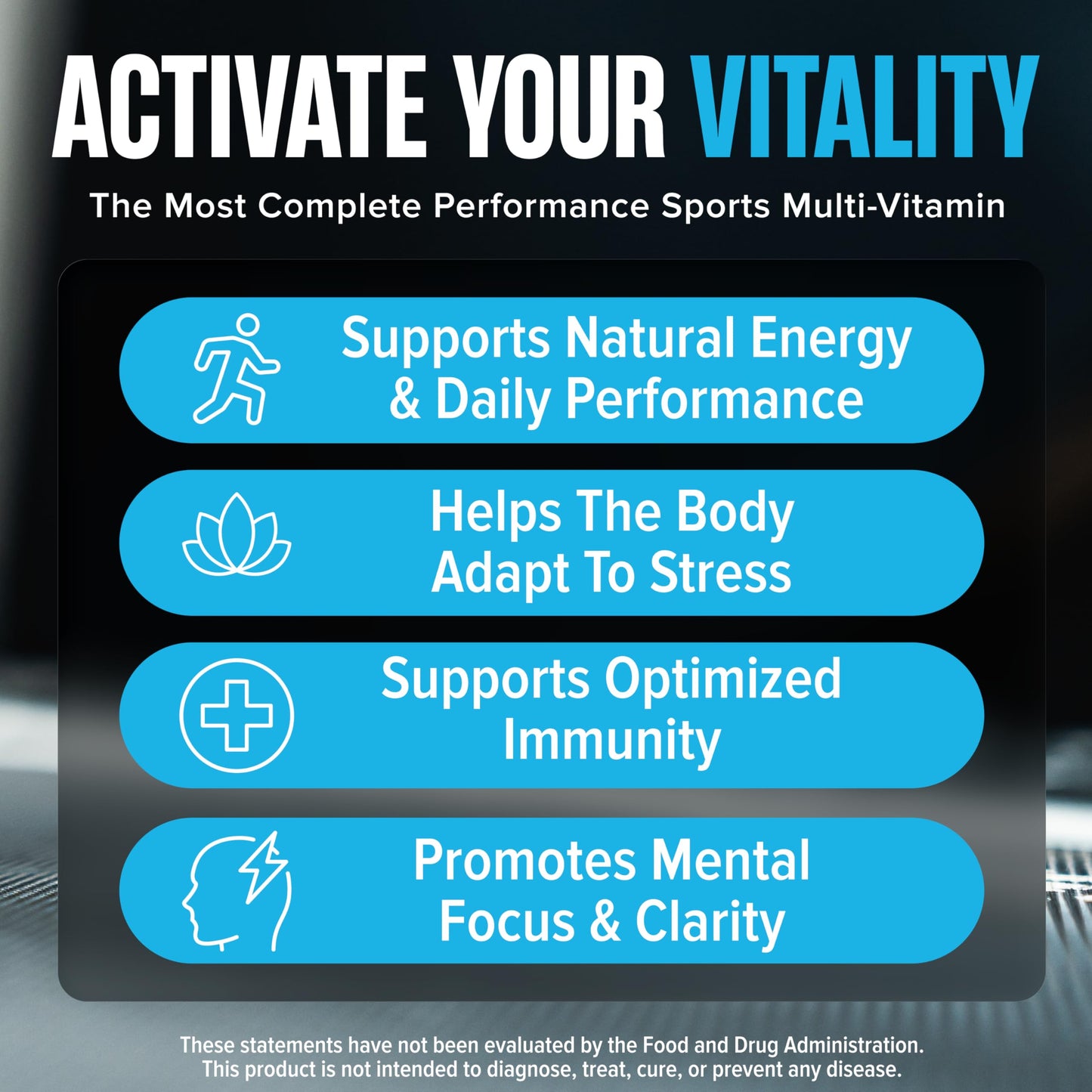 Nutrex Research Vitadapt Complete Sports Multivitamin for Men Tablet 90 Count
